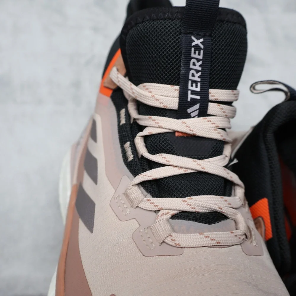 Adidas Womens 8.5 Trail Shoes Beige Pink Terrex Free Hiker 2 GORE-TEX  Hiking
